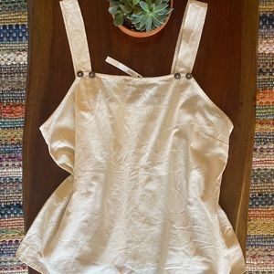 NWT ASOS Cream Flowy Tank Top